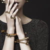 Arc Bangle Small - Gold