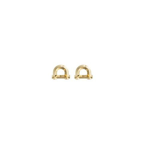 Arc Earrings - Gold